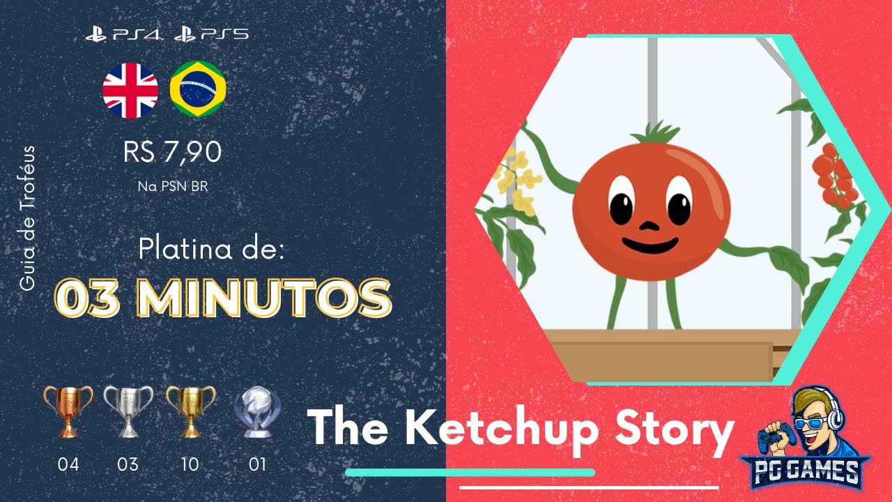 The Ketchup Story Guia de Troféus / Trophy Guide 3 min. YouTube