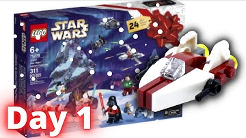 LEGO Star Wars 2020 Advent Calendar Day 1!! A-wing