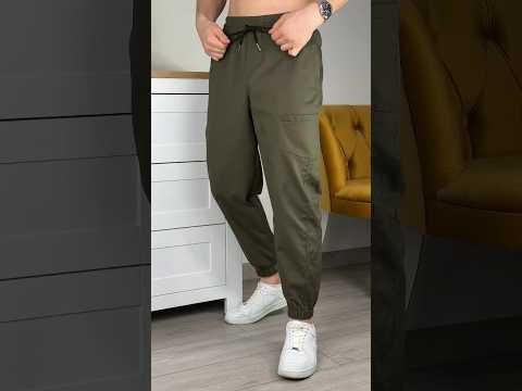 Чоловічі чорні джогери Pobedov Vortex вільний крій 5 кишень манжети комфортні штани весна-літо повсякденні штани, видео 1