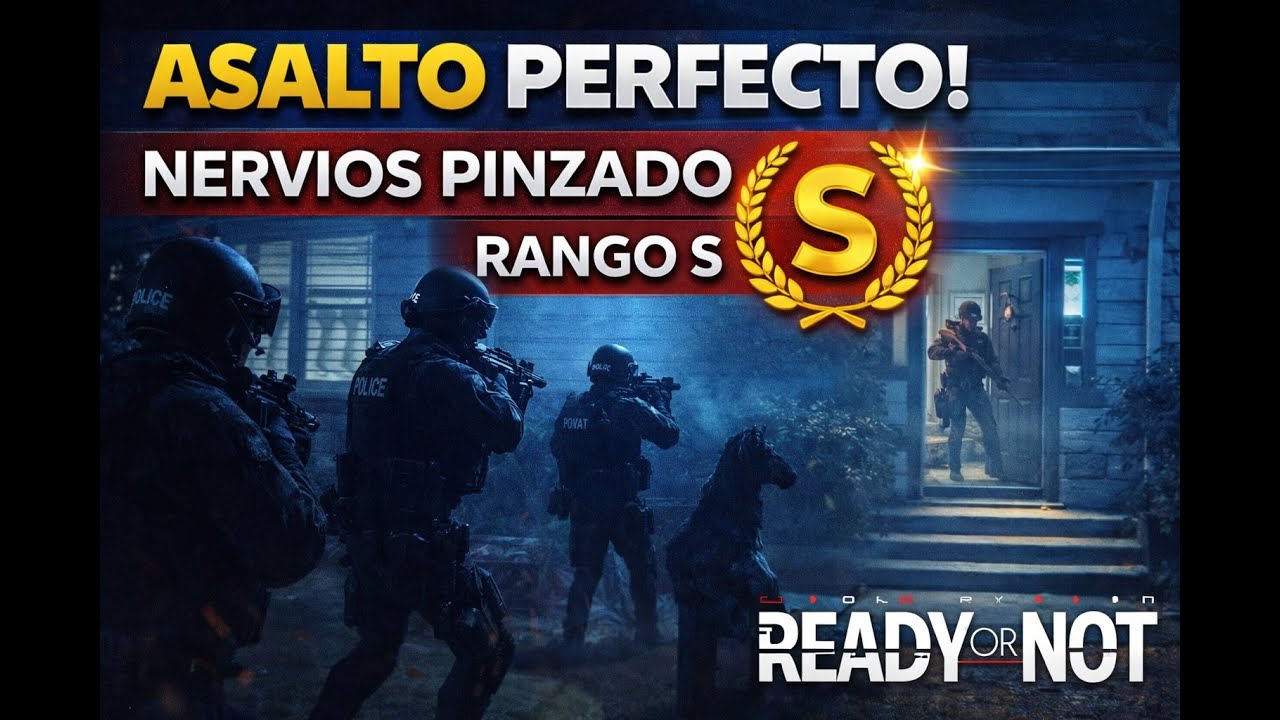 Ready or Not | Rango S en misión nocturna (Nervios Pinzados) | Guía real