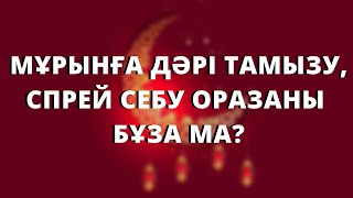 Мұрынға дәрі тамызу, спрей себу оразаны бұза ма? // Марфуға ШАПИЯН