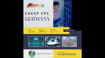 Cheap VPS Germany: Get High-Speed Virtual Private Server with Germany Server Hosting