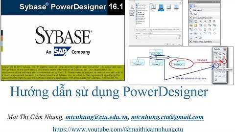PowerDesigner hướng dẫn sử dụng đơn giản