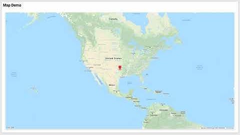 Maps Component - Centering the map on a location