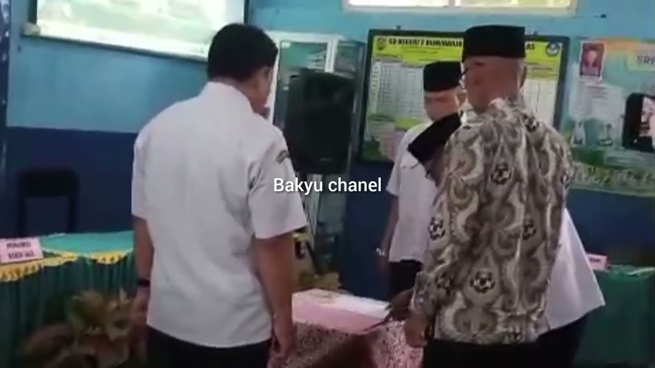Serah terima jabatan kepala SD negeri 2 Bumiharjo, Keling kab jepara