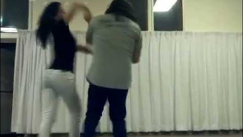 Mafie Zouker & Anna Vozhevskaia - demo after workshop in Amsterdam 08/11/15