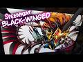 Speedpainting @ZedLockYT  BLACK-WINGED ASSAULT Thumbnail Commission - YUGIOH