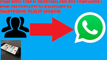 Come aggiornare la rubrica WhatsApp?