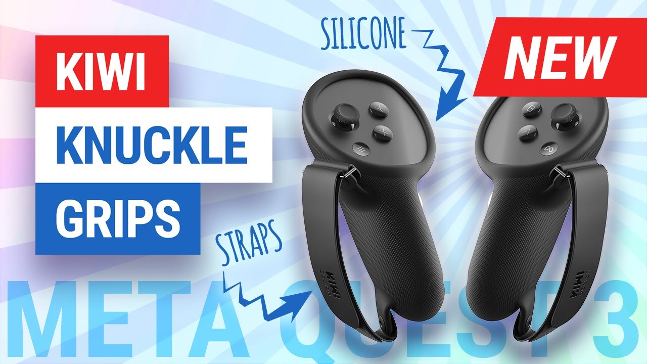 AMVR Silicone Protective Cover With Knuckle Strap for Oculus Quest