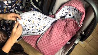 MoMika Swaddling Blanket I Car seat accessories I Gift for a Baby