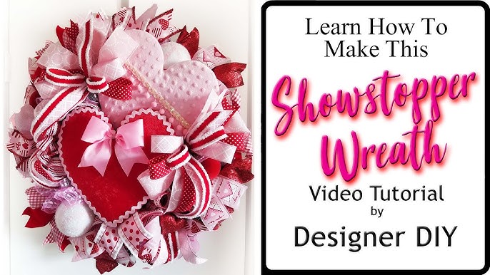 How To Make a Heart Wreath for Under $10 - Swearin Mama