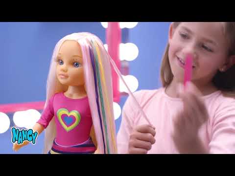 muñeca nancy un dia pintando arcoiris