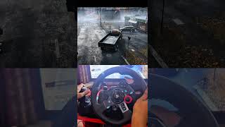 Snow runner gameplay with steering wheel / #snowrunnershorts #g29wheel #ps5 #ytshorts