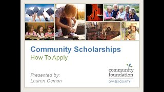 Daviess Community Scholarships: How to Apply