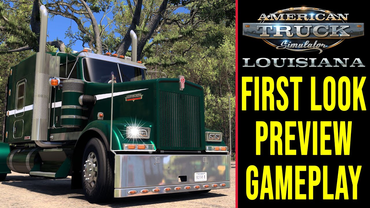 ATS Louisiana DLC - First Look - PREVIEW Gameplay 🔴 LIVE [498] AMERICAN TRUCK SIMULATOR