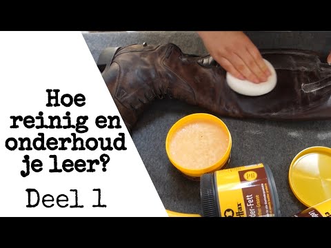 Hoe reinig en verzorg je leer? Deel 1