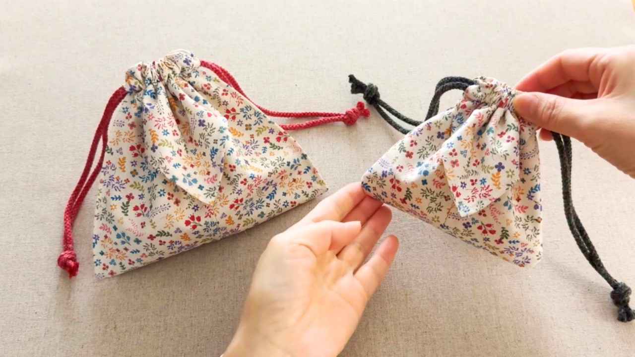 Draw String Bag💰 | DIY | Quick Easy Sewing - YouTube
