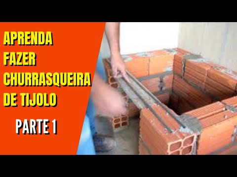 Vídeo: Churrasqueira de tijolos DIY