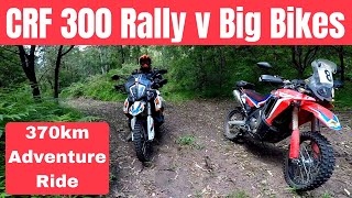 CRF 300 Rally v Big Bikes