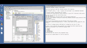 How to Create Access for scheduled internet to Your Client PC in TMG 2010