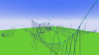 Fast Inverted Coaster w/ 21 Inversions | Ultimate Coaster 2
