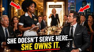 Billionaire CEO Laughed When a Black Waitress Said “I’m Your Boss” — Until the Board Backed Her