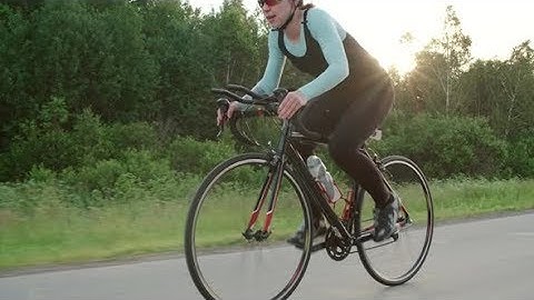 Female Athlete Training for Road Bicycle Race | Videohive Project Templates