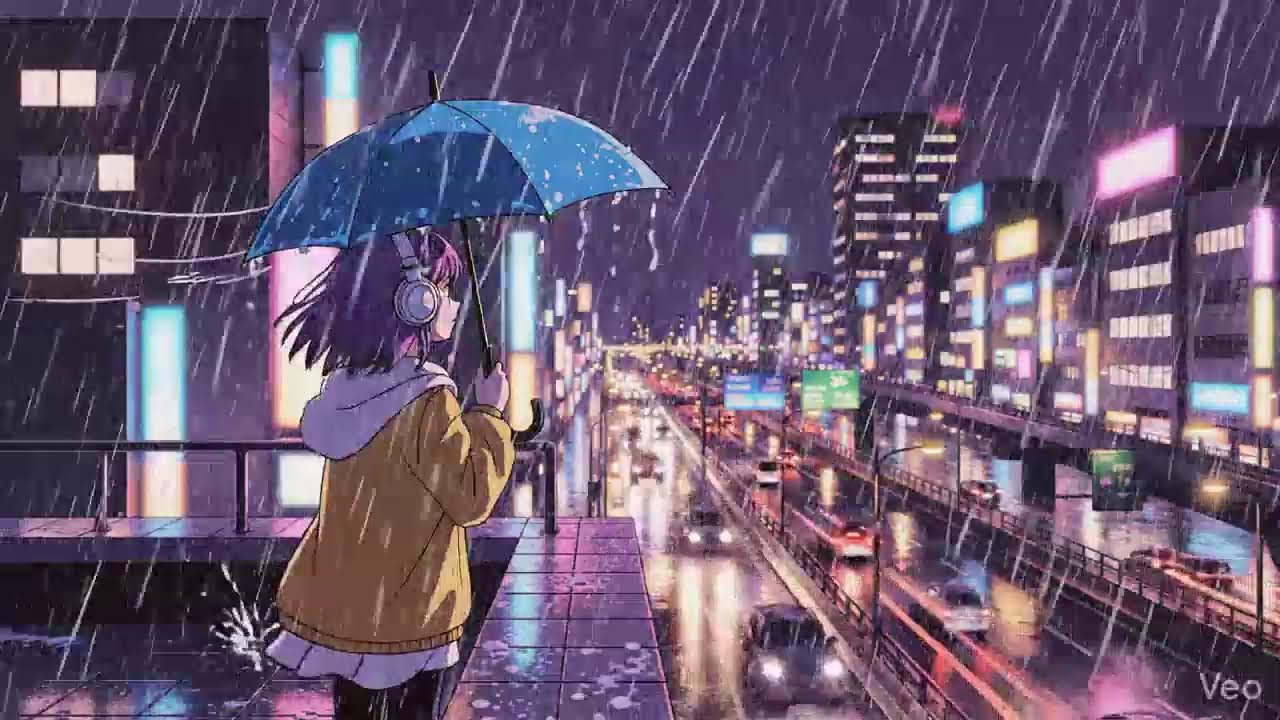 Tokyo Rain Night Session 🌧️ Calm Lofi Beats for Focus | Live Stream by The Japanese Town