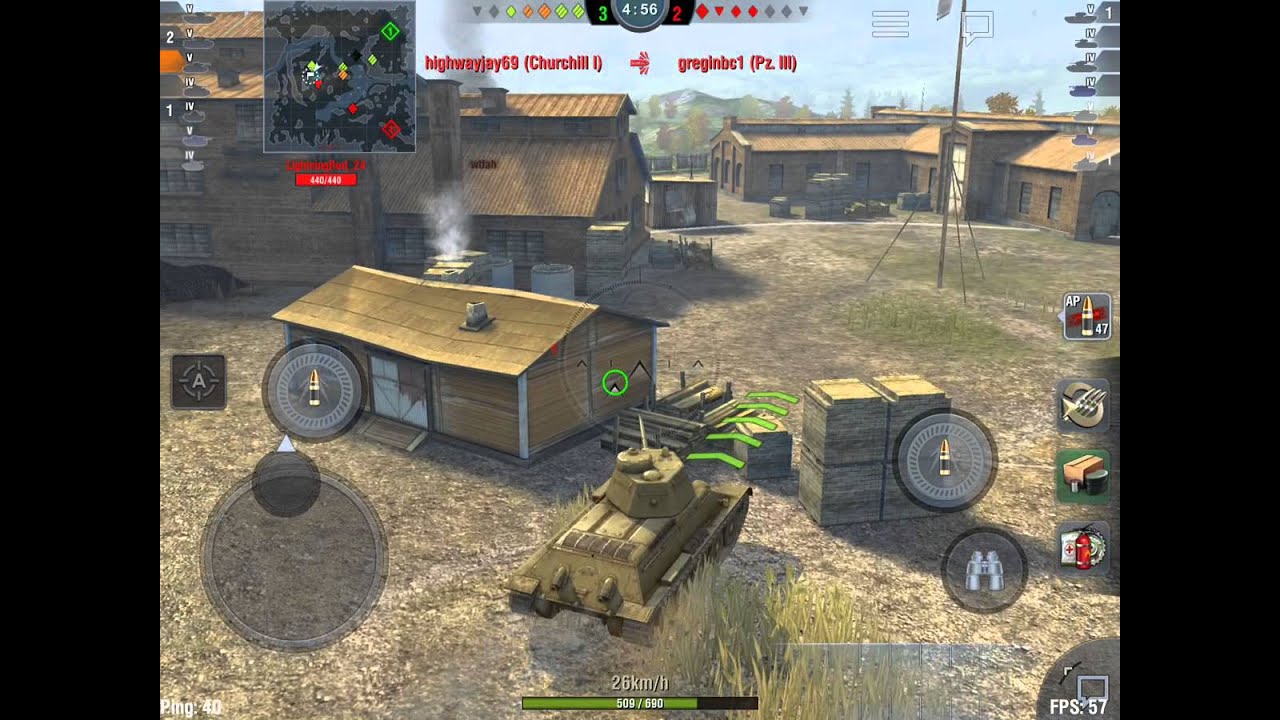 gaming logo T-34 3 Kills Rank 2 - World of Tanks Blitz