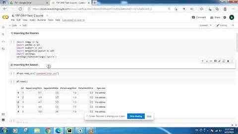 The Sparks Foundation GRIP Data Science & Business Analytics internship Task-2