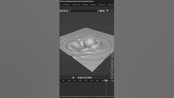 Water physics in Blender! #blender  #3d #3danimation