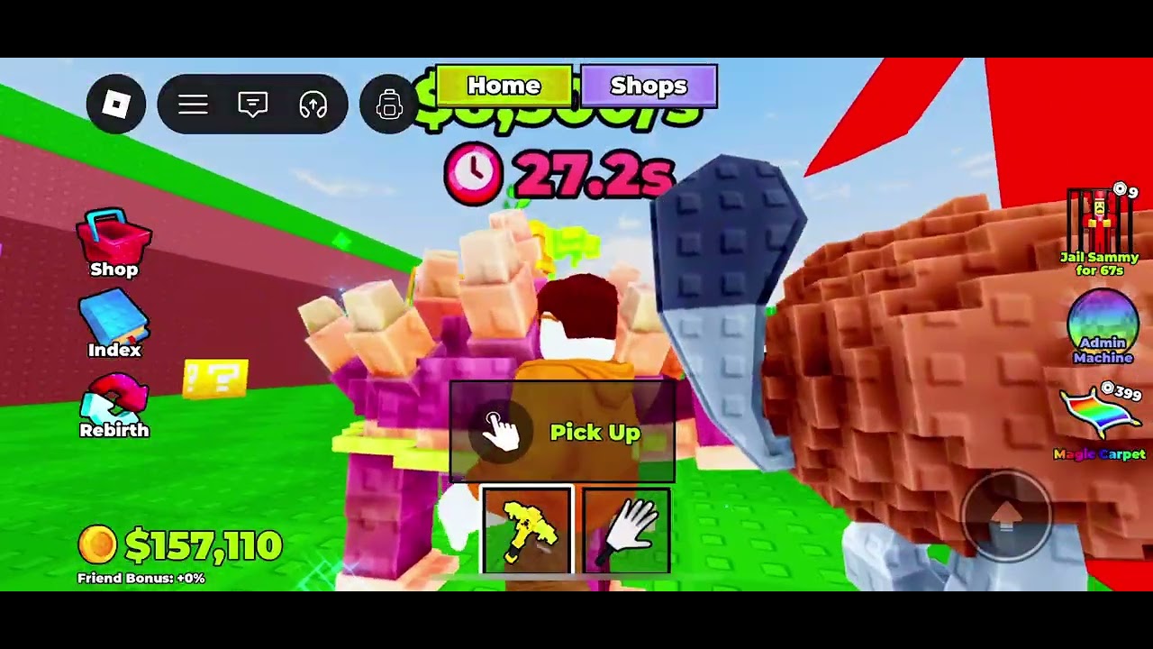 BREAK A LUCKY BLOCK IN ROBLOX 
