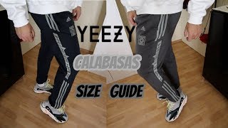 yeezy clothing size chart