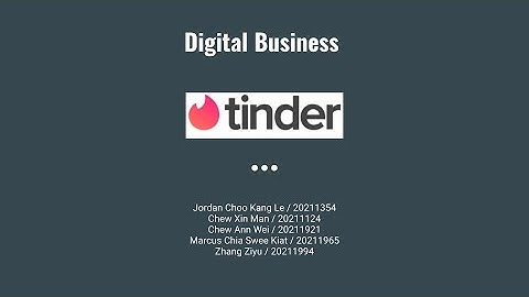 PT UCD BBS 59 Digital Business (D) - Tinder