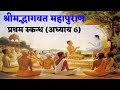 श्रीमद्भागवत महापुराण प्रथम स्कन्ध (अध्याय 6) || Shrimad Bhagwat Mahapuran Katha