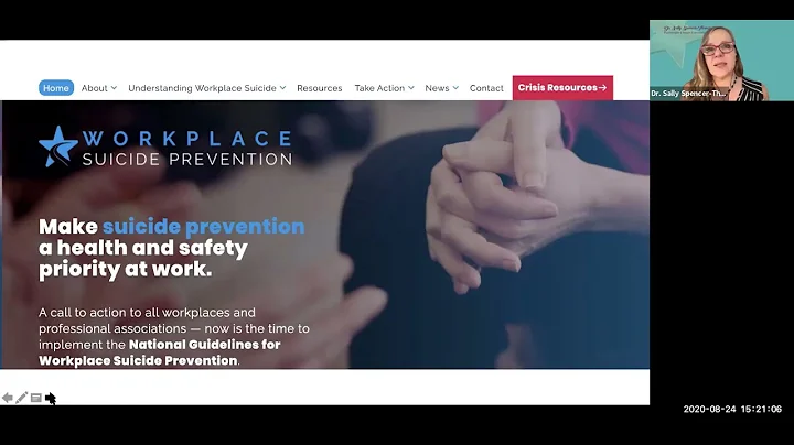 Suicide Prevention in the Workplace: Dr. Sally Spe...