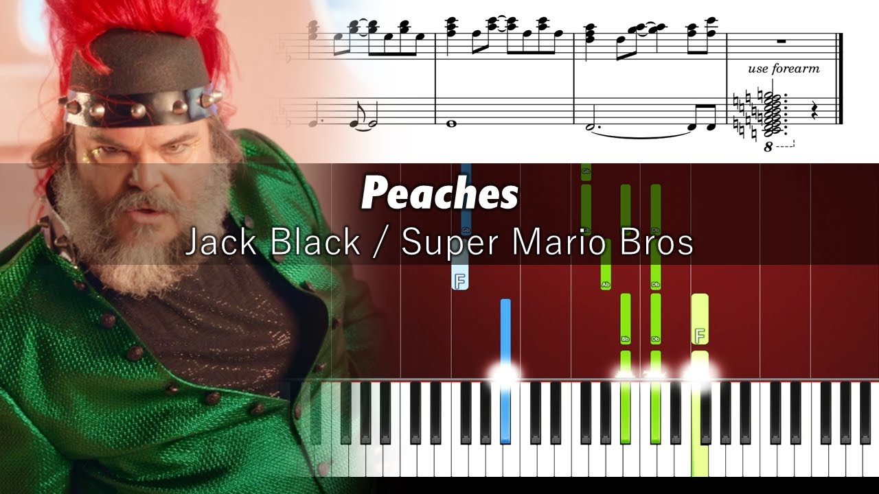 Peaches - The Super Mario Bros (Easy Piano), PDF, Nintendo