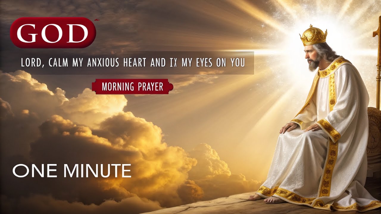 Lord, Calm My Anxious Heart And Fix My Eyes On You | Morning Prayer