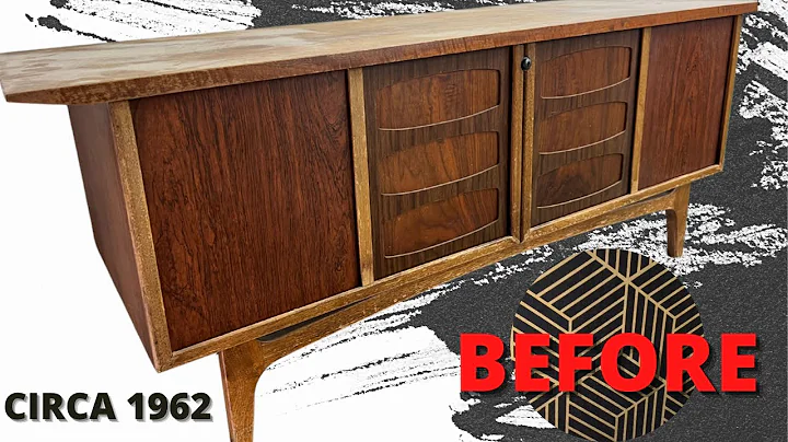 LANE cedar chest RESTORATION with a MODERN twist that MAKES this piece ONE OF A KIND || MAKEOVER