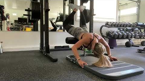 Frog reverse hyper on hip thruster