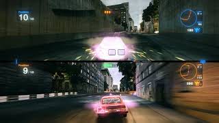 Blur: 2 player split screen with Diane