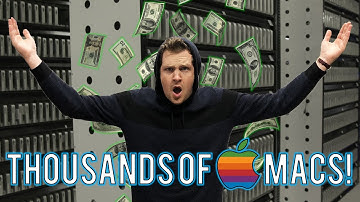 Inside a Huge Data Center Filled with Apple Mac Computers