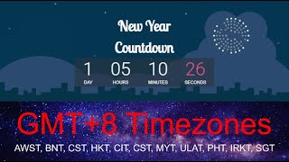 Live Countdown to 2022 GMT 8 AWST BNT CST HKT CIT CST MYT ULAT PHT IRKT SGT