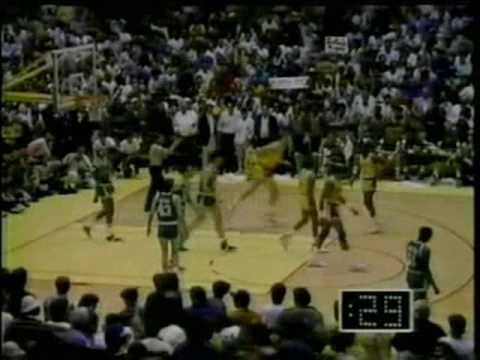 1987 NBA Finals on CBS introduction. James Worthy had a good performan