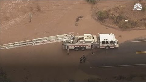 Heavy rain causes flooding in parts of Arizona