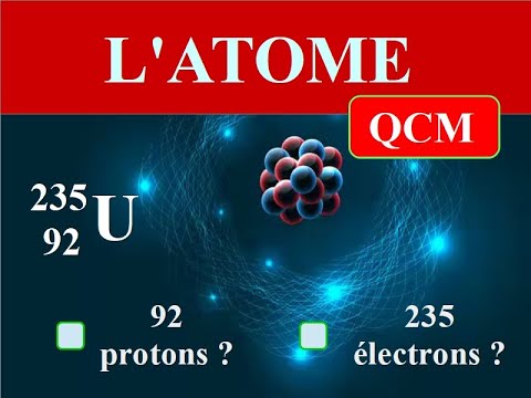 L'ATOME - QCM - 10 questions - PHYSIQUE SECONDE