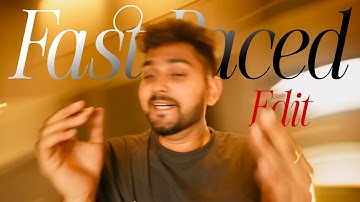 Fast paced Edit of Tharun Speaks| Assignment 2.1|Not Just a Video Editing Cohort