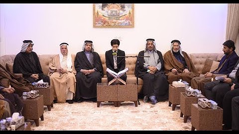 القارئ منتظر علي - الموسم القرآني المهدوي في ذي قار 1446 هـ -  ديوان الأستاذ عجيل الشاميّ