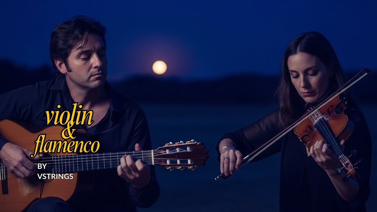 🔴 LIVE | Relaxing Flamenco Guitar & Violin 🌙 Night Music for Deep Calm & Inner Peace