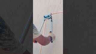 Ac copper pipe 4 bend || 10 fit copper pipe fitting || #copperpipe #raj_tech #ytshorts #ac